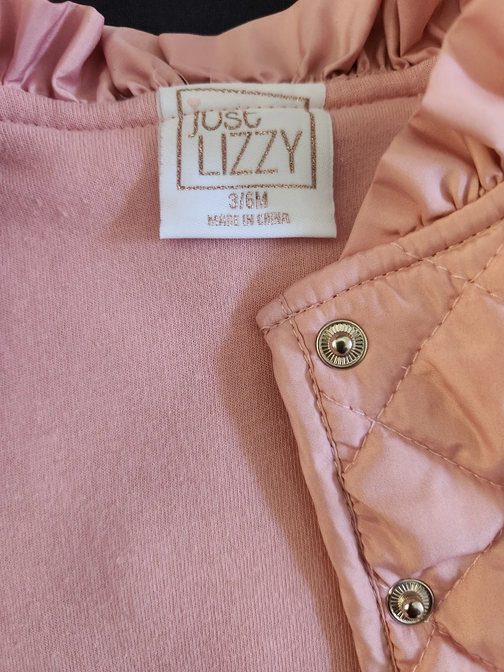 Just Lizzy sleeveless quilted